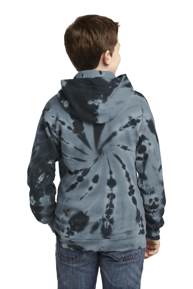 Port & Company PC146Y Youth Tie-Dye Pullover Hooded Sweatshirt – product photo