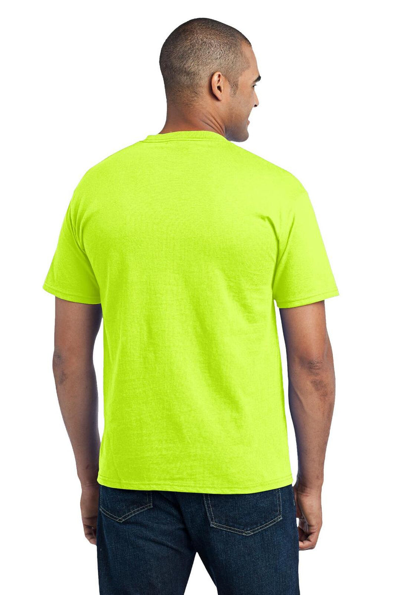 Port & Company PC55P Core Blend Pocket Tee – Hi Vis (2XL - 3XL) – product photo