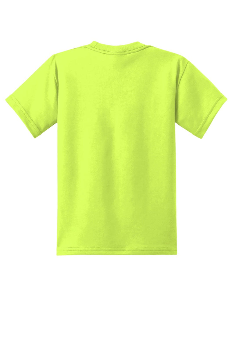 Port & Company PC55Y Core Blend Tee Kids – Hi Vis – product photo