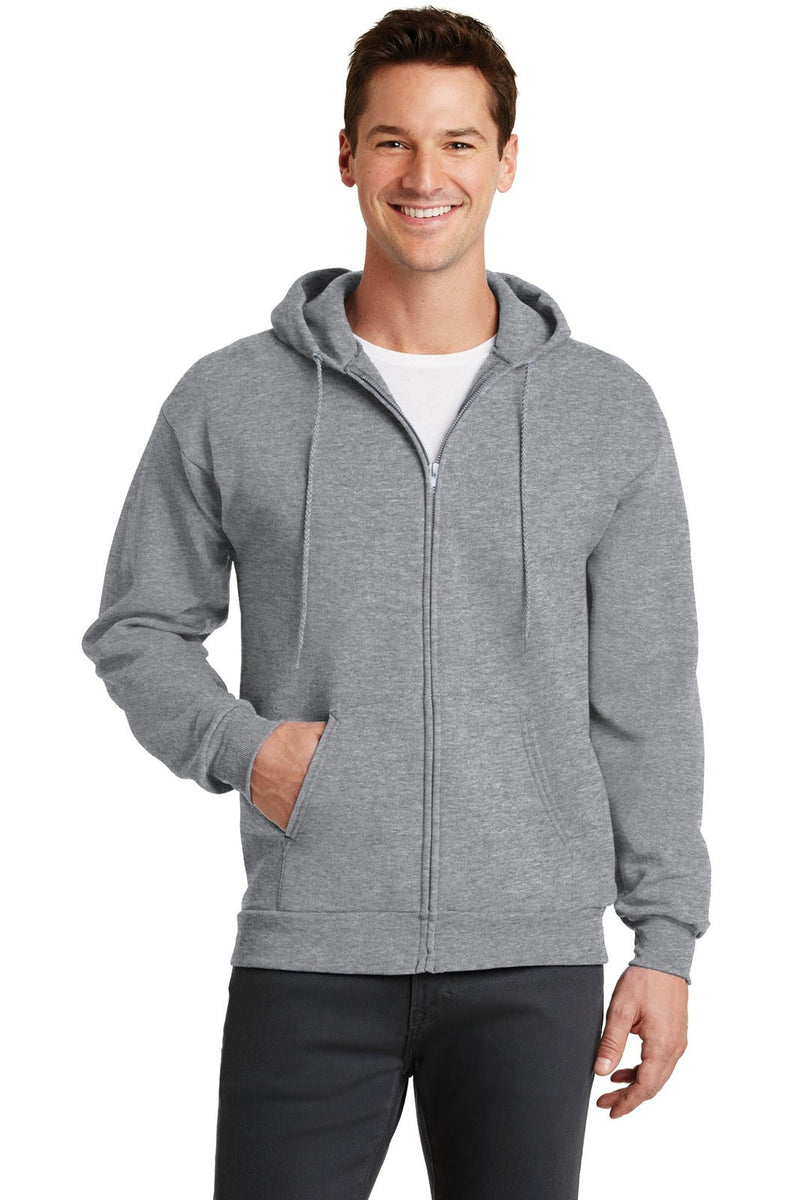 Port & Company PC78ZH Core Fleece Full-Zip Hooded Sweatshirt (3XL - 4XL)