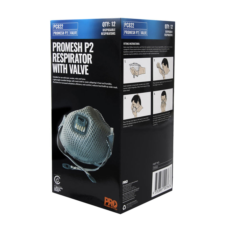 Dust Masks Promesh P2+Valve