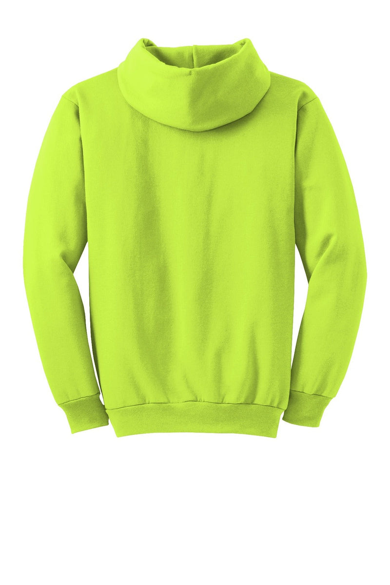 Port & Company PC90H Essential Fleece Pullover Hooded Sweatshirt – Hi Vis (3XL - 4XL) – product photo