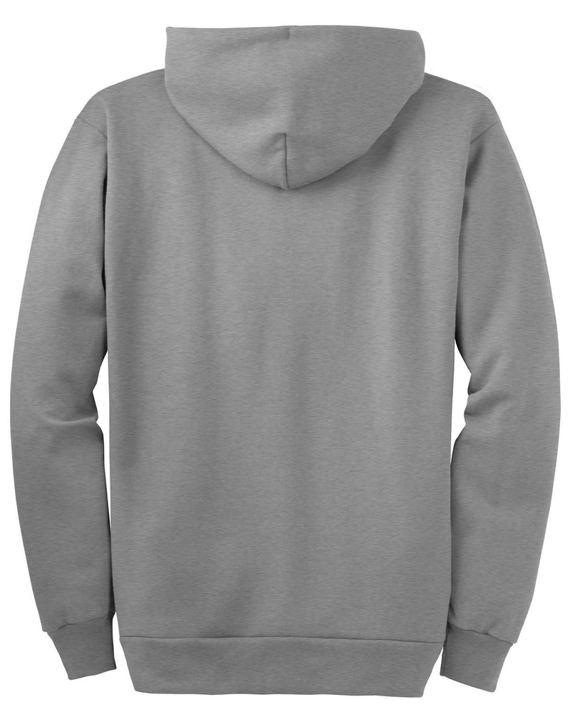 Port & Company PC90ZH Essential Fleece Full-Zip Hooded Sweatshirt (3XL - 4XL) – product photo