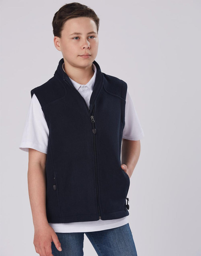 Winning Spirit PF09K Diamond Fleece Vest Kids