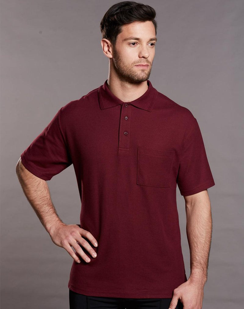 Poly/Cotton Pique Pocket Short Sleeve Polo