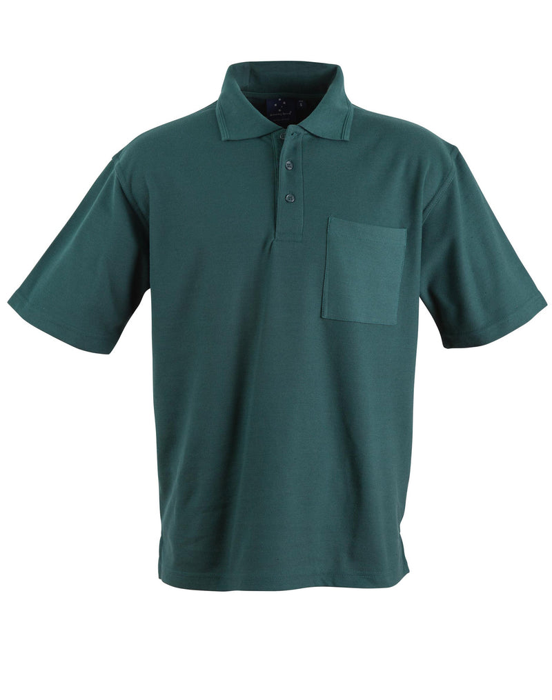 Poly/Cotton Pique Pocket Short Sleeve Polo