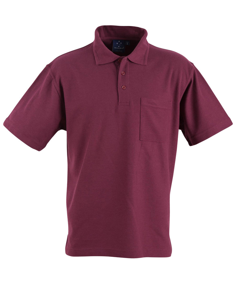 Poly/Cotton Pique Pocket Short Sleeve Polo