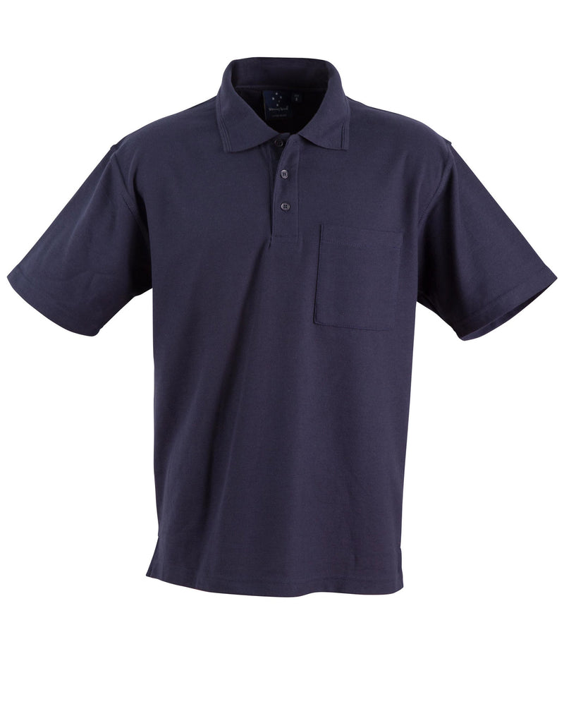 Poly/Cotton Pique Pocket Short Sleeve Polo