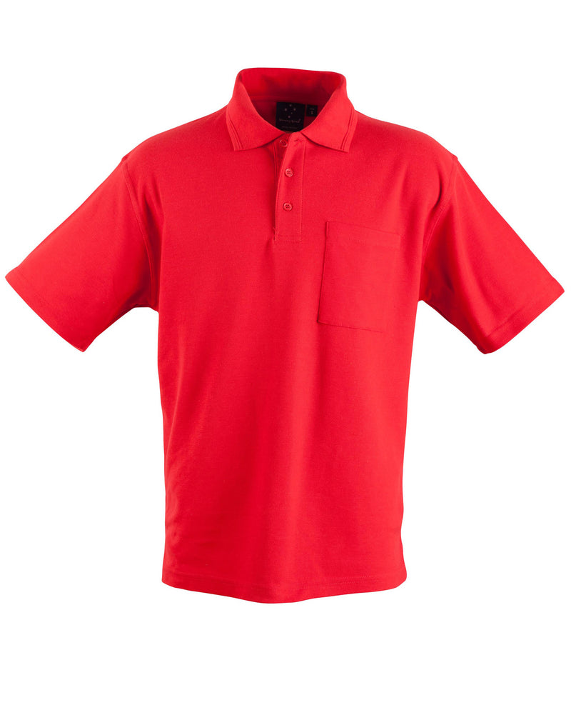 Poly/Cotton Pique Pocket Short Sleeve Polo