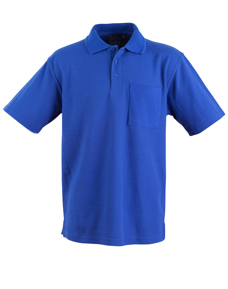 Poly/Cotton Pique Pocket Short Sleeve Polo