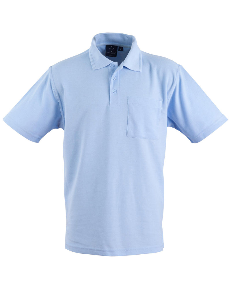 Poly/Cotton Pique Pocket Short Sleeve Polo