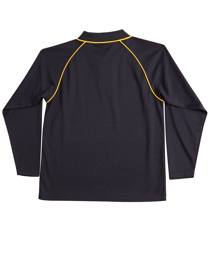Winning Spirit PS43 Champion Polo Long Sleeve Mens REAR