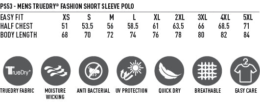 PZDA - Short Sleeve Polo Mens (WS-PS53)