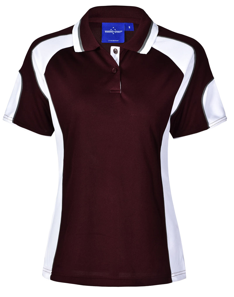 Maroon/White