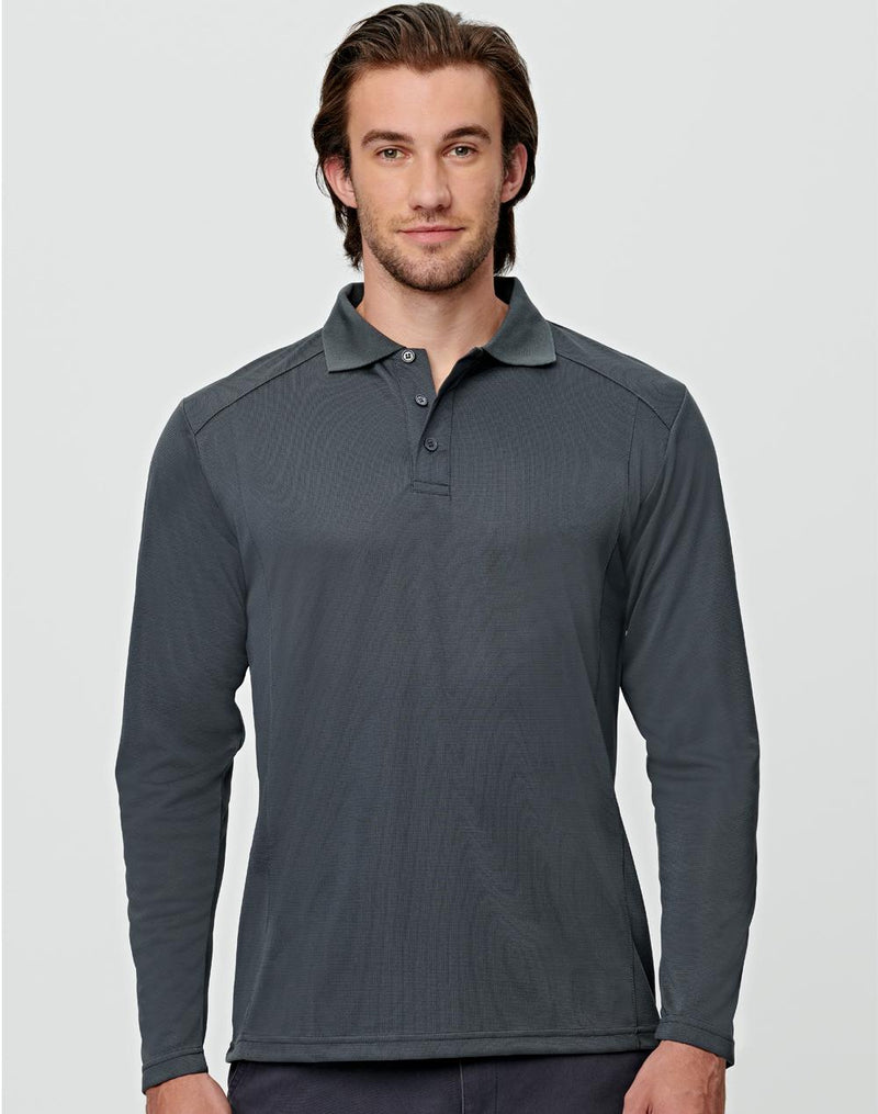 Winning Spirit PS89 Lucky Bamboo Long Sleeve Polo Mens
