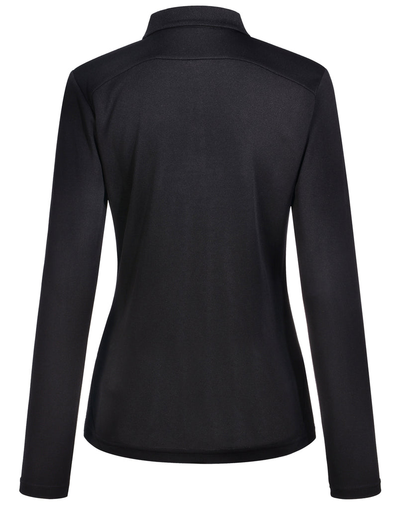 Lucky Bamboo Long Sleeve Polo Ladies