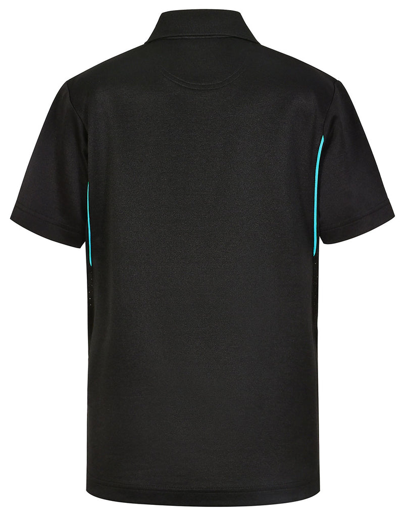 Sustainable Poly/Cotton Contrast SS Polo Kids