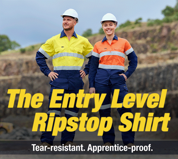 Taped Hi Vis Ripstop Vented Shirt Ladies