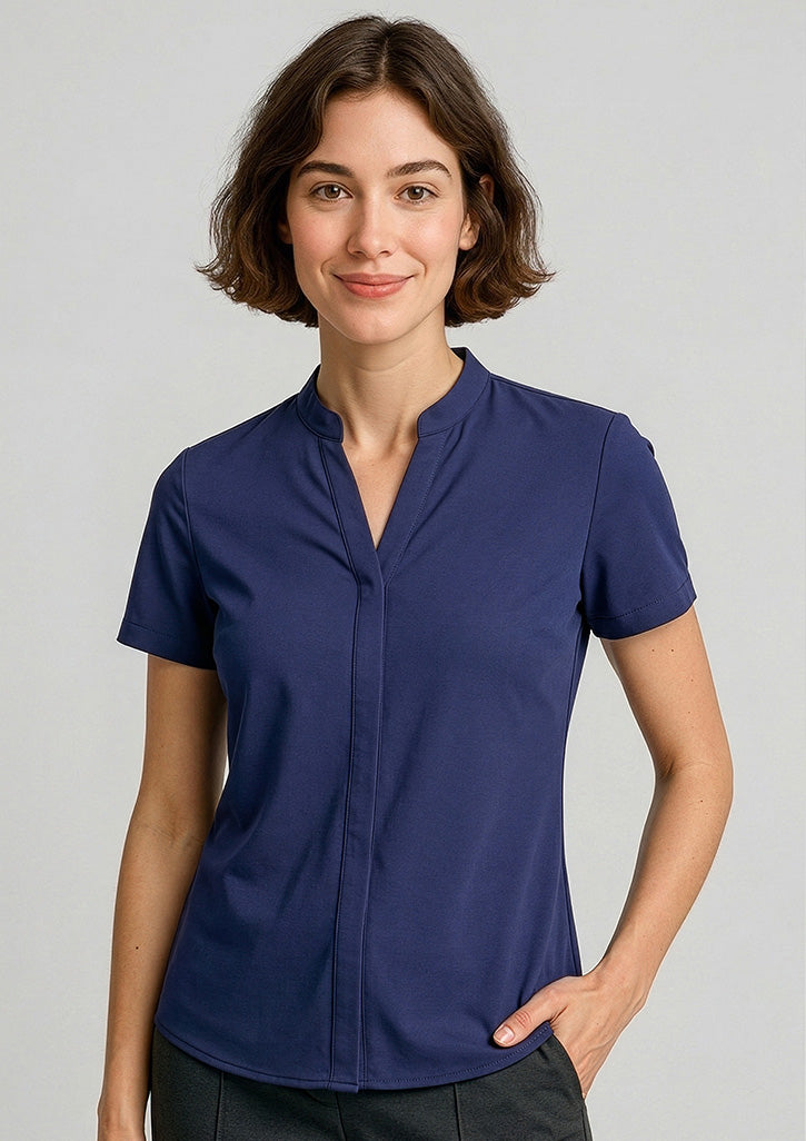 Biz Corporates RB977LS Juliette Short Sleeve Blouse Ladies