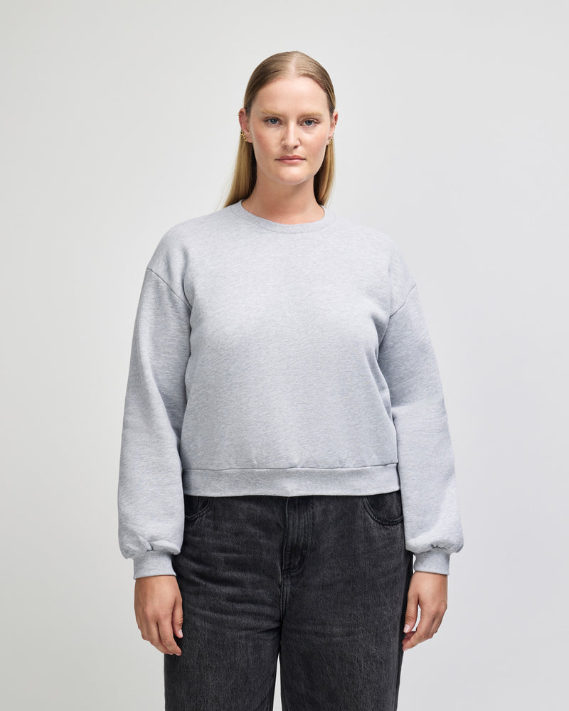 American Apparel RF494 Boxy Cropped Crewneck Ladies – product photo
