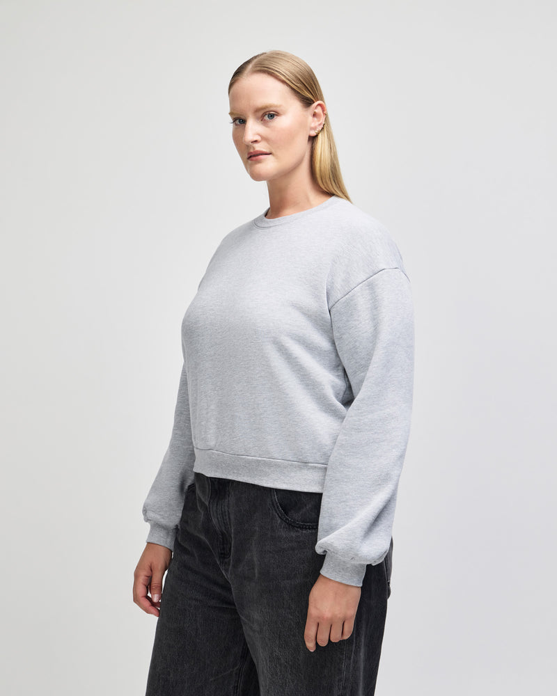American Apparel RF494 Boxy Cropped Crewneck Ladies – rear view