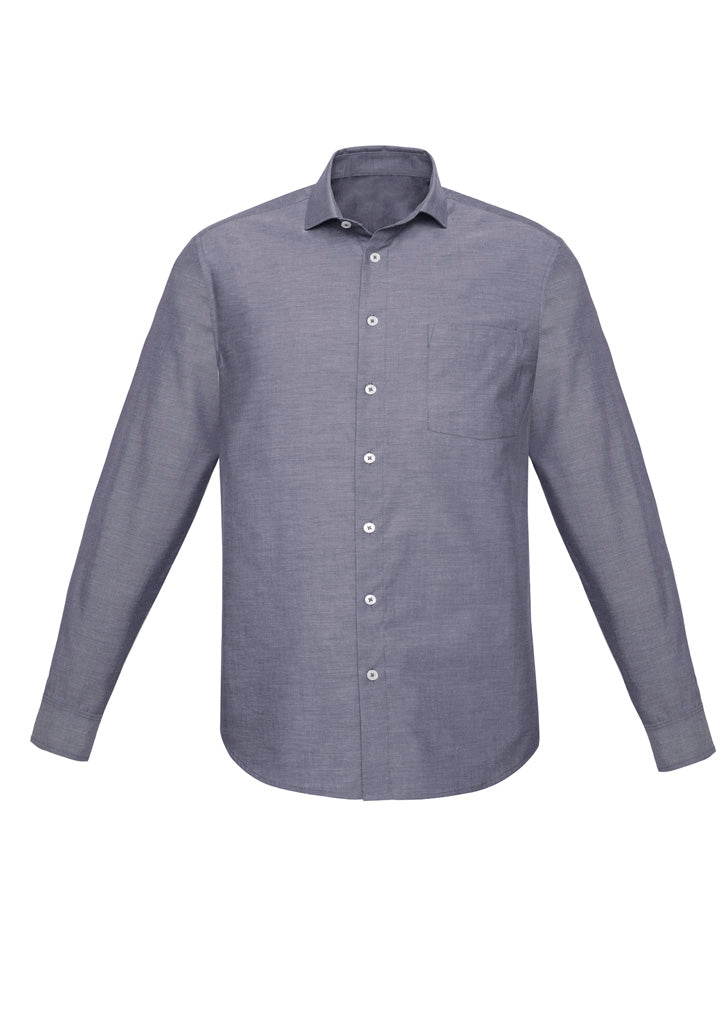 navy chambray