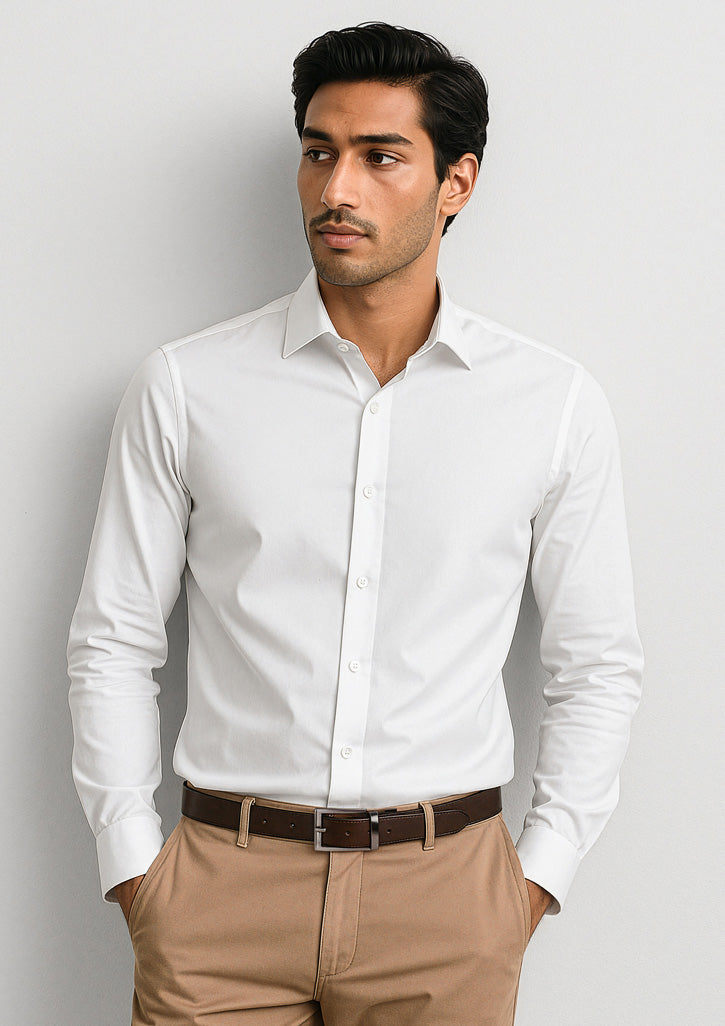 Biz Corporates RS969ML Charlie Mens Long Sleeve Slim Fit Shirt