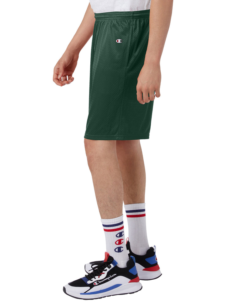 Champion S162 Mesh Shorts with Pockets Unisex – rear view