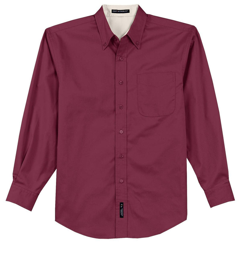 Burgundy/Light Stone