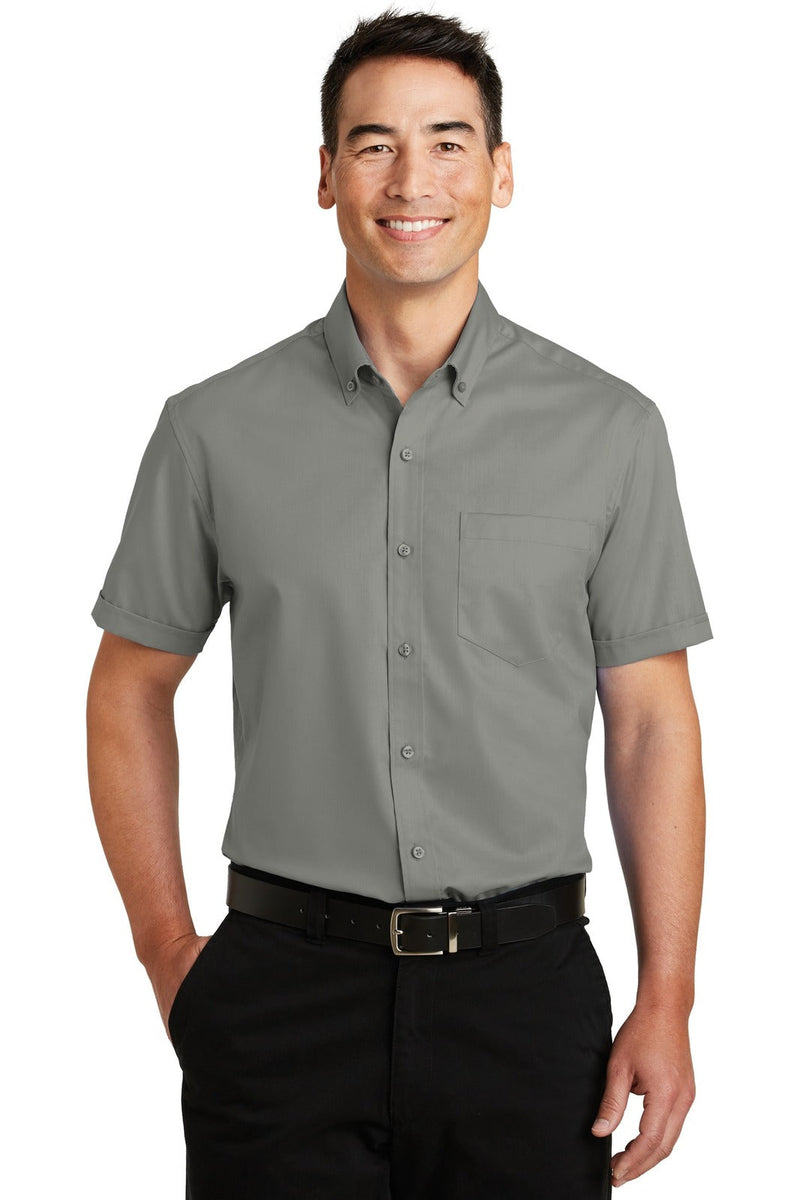 Port Authority S664 Short Sleeve SuperPro Twill Shirt (XS)