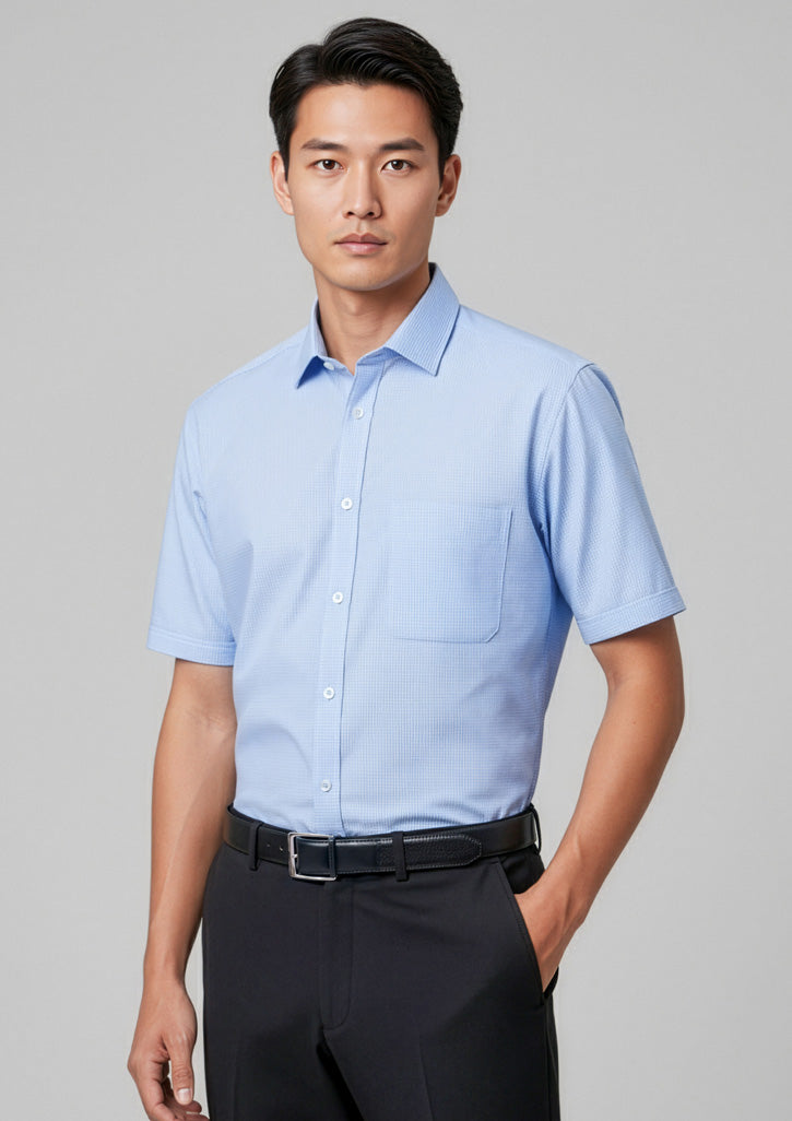 Biz Collection S812MS Euro Short Sleeve Shirt Mens