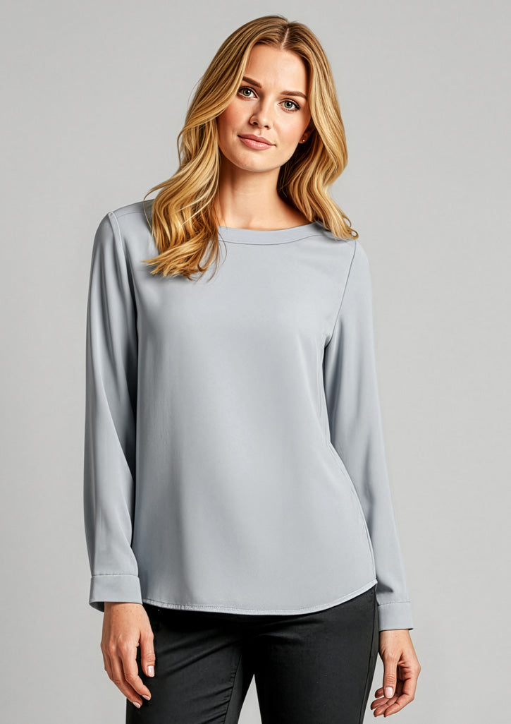 Biz Collection S828LL Madison Boatneck Top Ladies 2