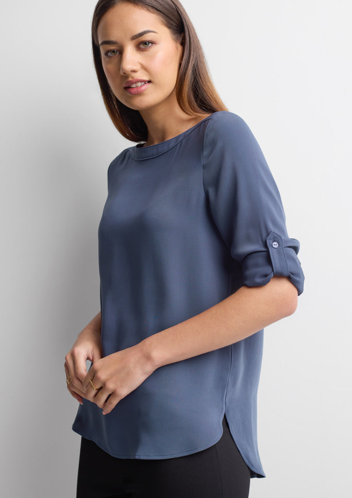 Biz Collection S828LL Madison Boatneck Top Ladies 8