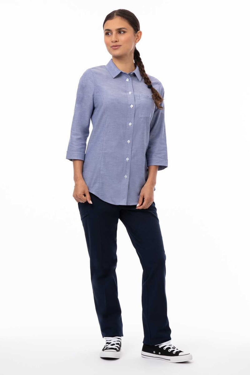 Chef Works SES01W Modern Oxford Classic Shirt Ladies – product photo