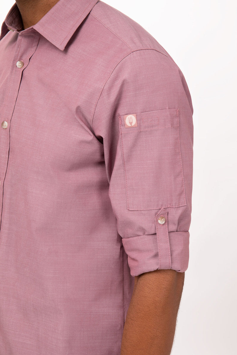 Chef Works SLMCH005 Chambray Shirt Mens – product photo