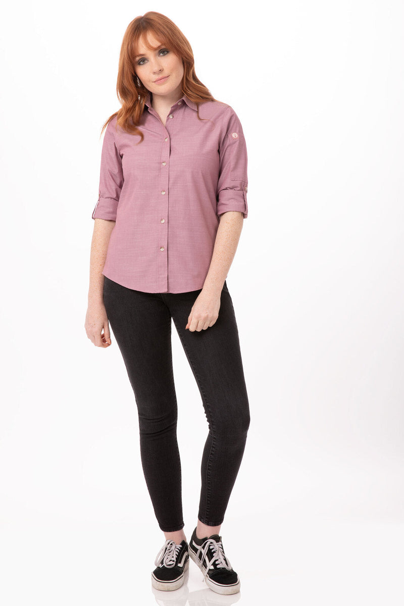 Chef Works SLWCH002 Chambray Shirt Ladies – product photo