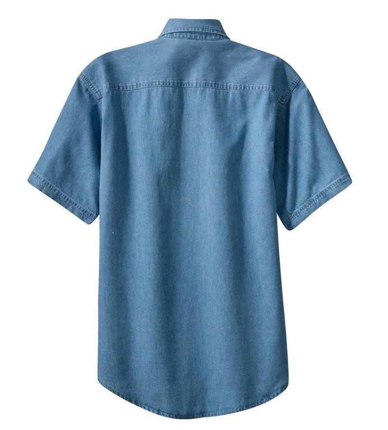 Port & Company SP11 Short Sleeve Value Denim Shirt (3XL - 4XL) – product photo