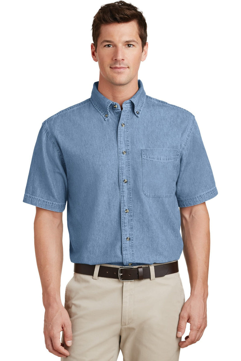 Port & Company SP11 Short Sleeve Value Denim Shirt (3XL - 4XL)