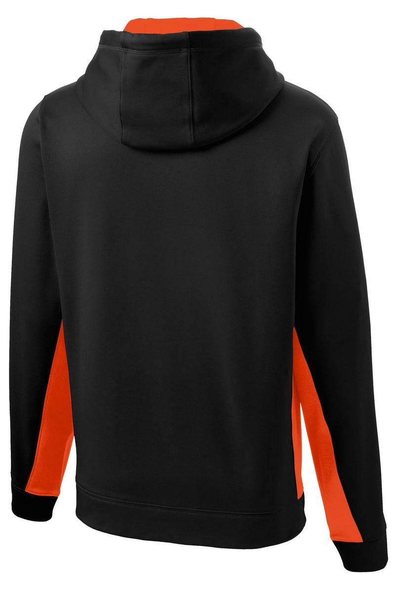 Sport-Tek ST235 Sport-Wick Fleece Colorblock Hooded Pullover (3XL - 4XL) – product photo