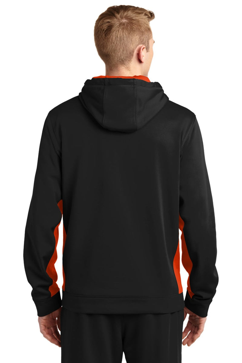 Sport-Tek ST235 Sport-Wick Fleece Colorblock Hooded Pullover (3XL - 4XL) – product photo