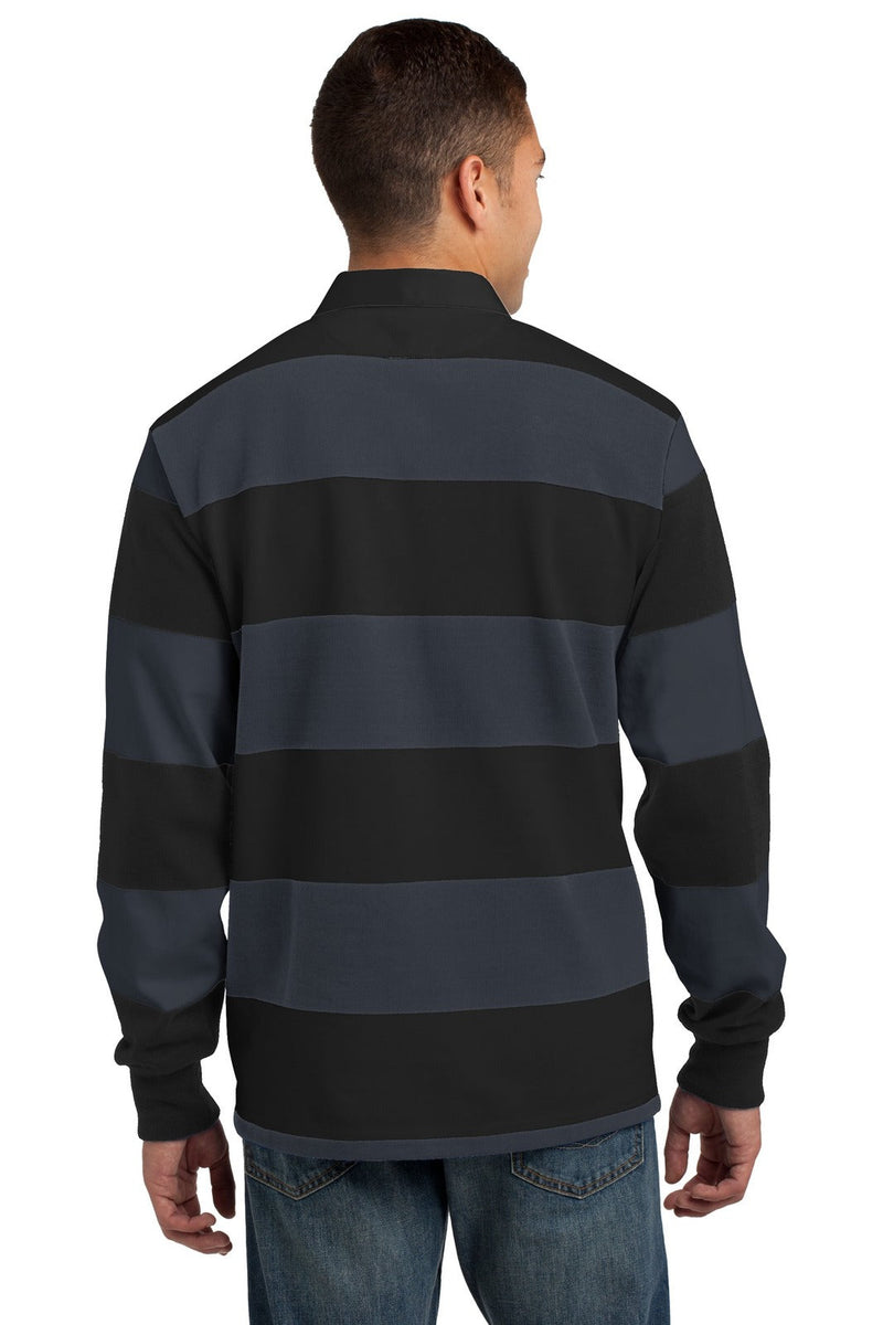 Sport-Tek ST301 Classic Long Sleeve Rugby Polo (3XL - 4XL) – product photo
