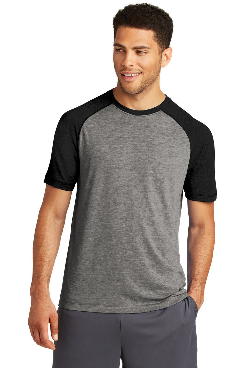 Sport-Tek ST400 PosiCharge Tri-Blend Wicking Raglan Tee (3XL)