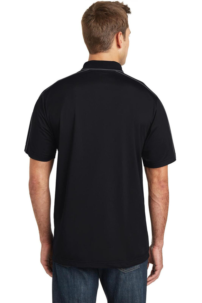 Sport-Tek ST653 Micropique Sport-Wick Piped Polo (3XL - 4XL) – product photo