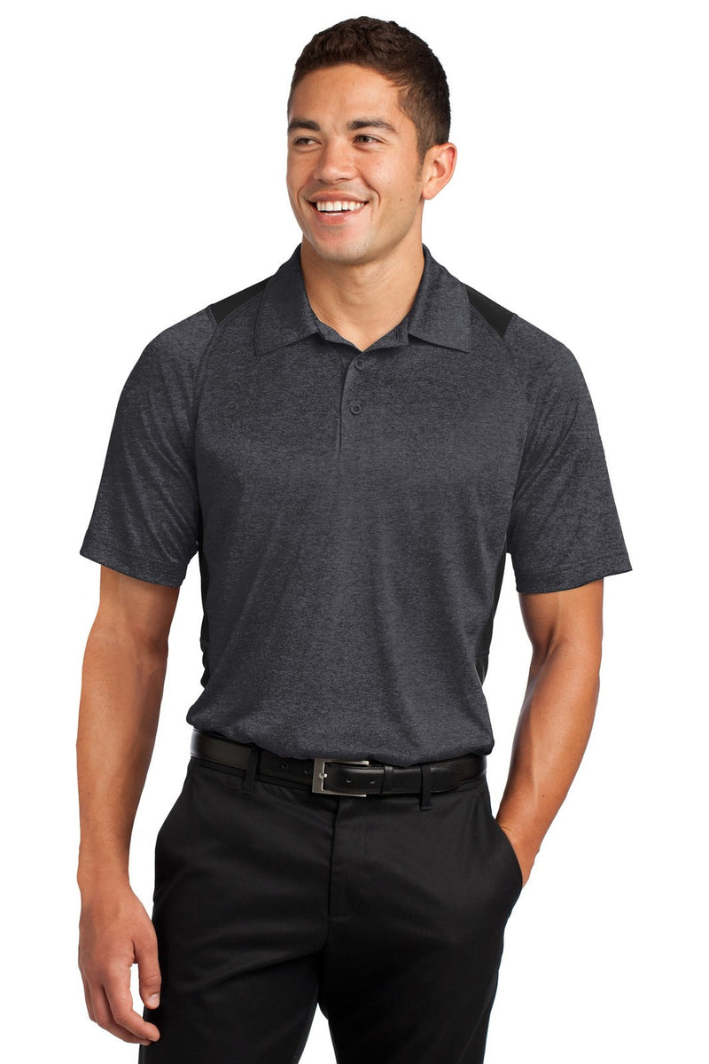 Sport-Tek ST665 Heather Colorblock Contender Polo