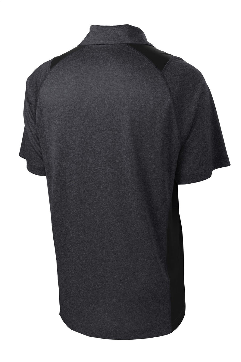Sport-Tek ST665 Heather Colorblock Contender Polo – product photo