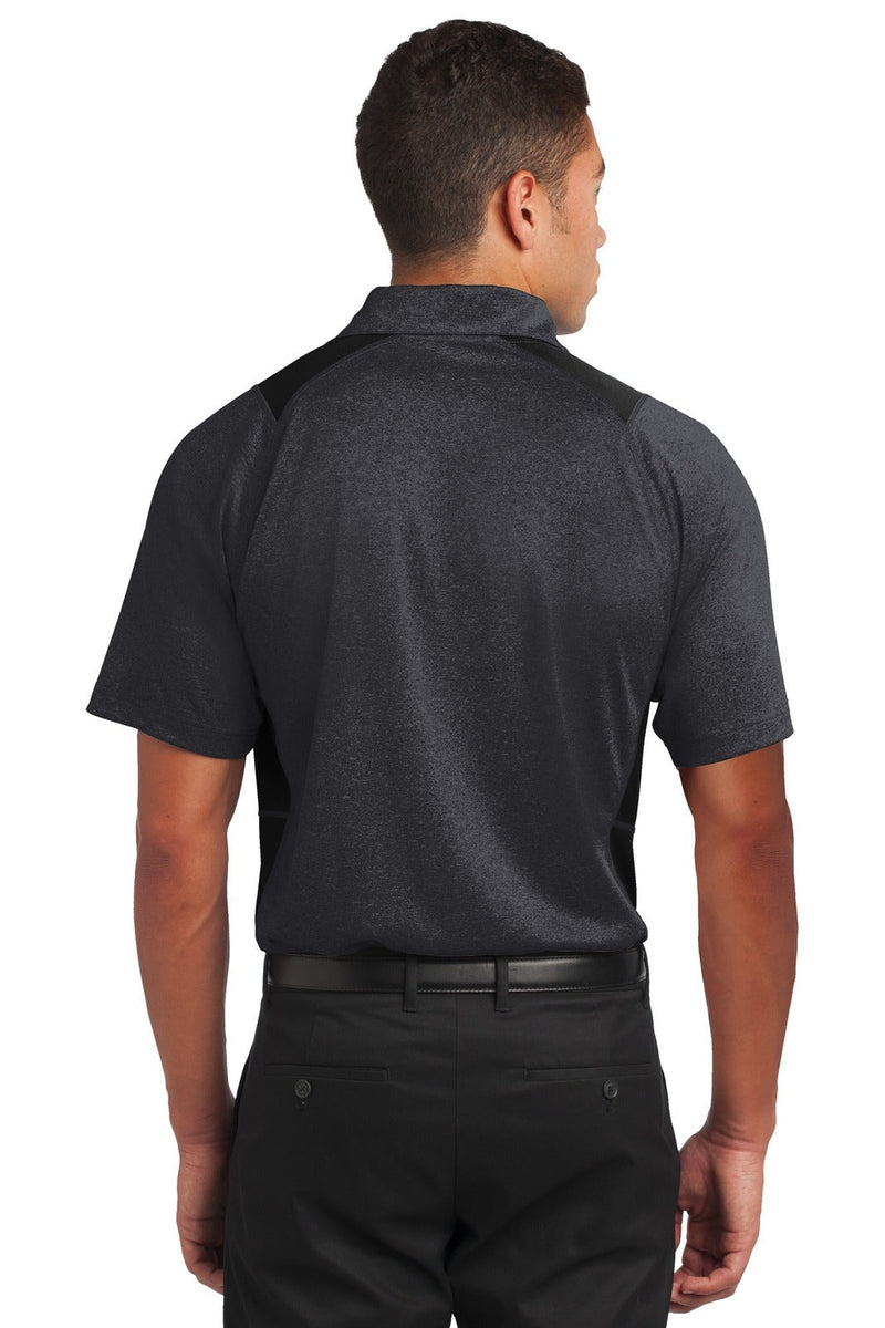 Sport-Tek ST665 Heather Colorblock Contender Polo – product photo