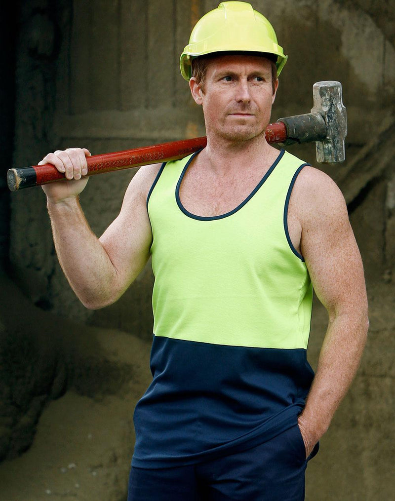 Winning Spirit SW15 Hi Vis Safety Singlet Mens