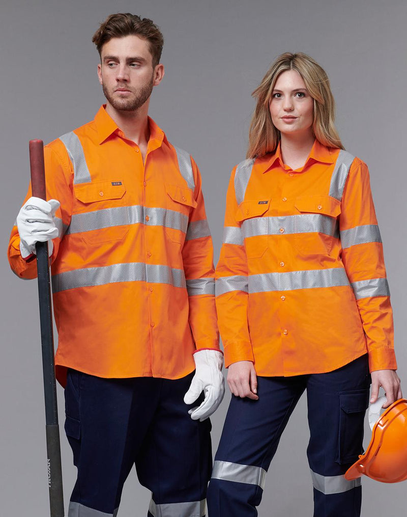 Winning Spirit SW55 VIC Rail Lightweight Safety Shirt Unisex