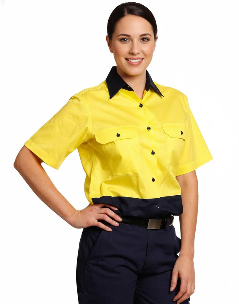 Winning Spirit SW63 Short Sleeve Safety Shirt Ladies