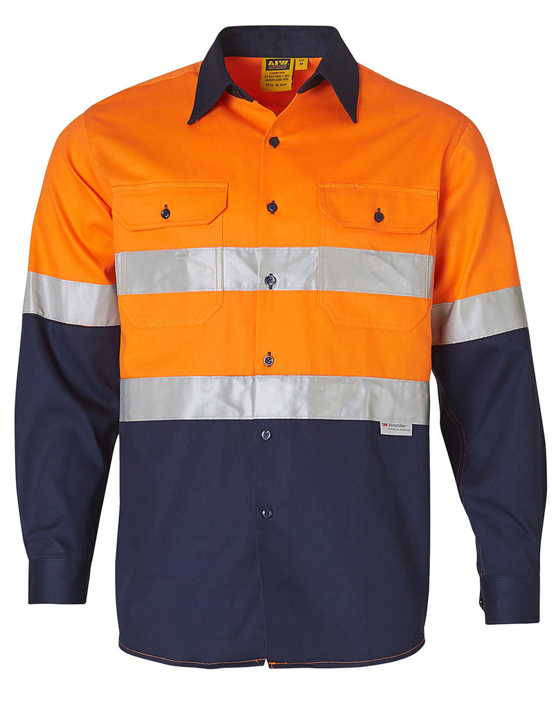 Orange/Navy